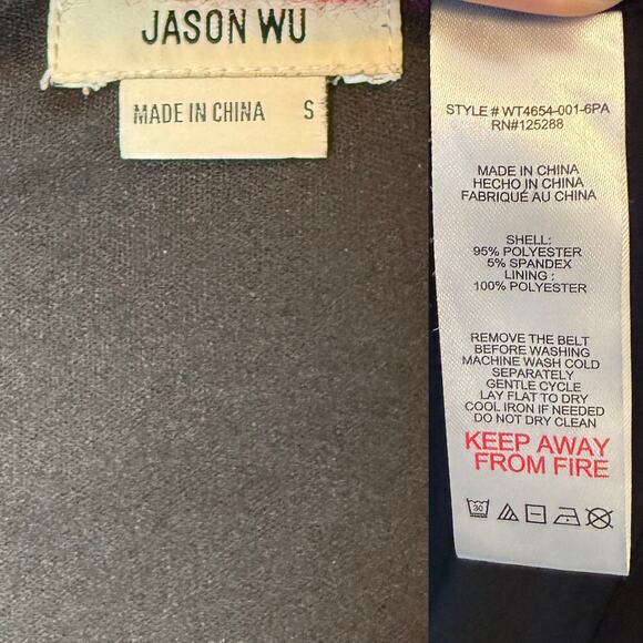 Jason Wu Faux Suede Wrap Dress - Picture 7 of 7